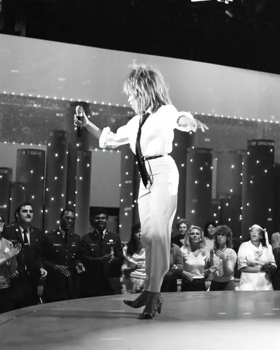 Framed Print : Tina Turner Performs On A TV Show Framed Print : Tina Turner Performs On A TV Show