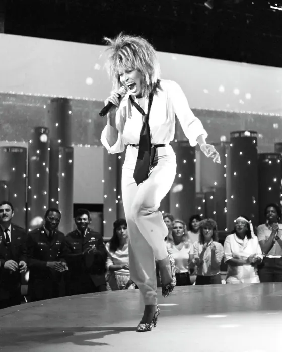 Framed Print : Tina Turner Performs On A TV Show Framed Print : Tina Turner Performs On A TV Show