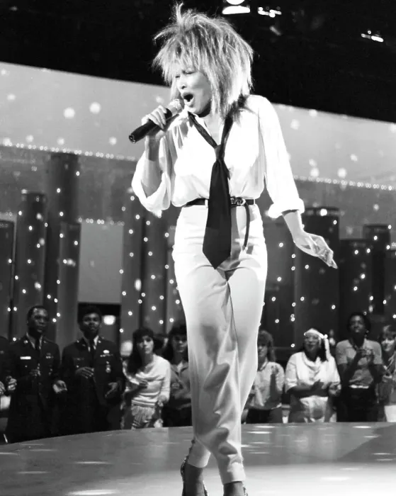 Framed Print : Tina Turner Performs On A TV Show Framed Print : Tina Turner Performs On A TV Show