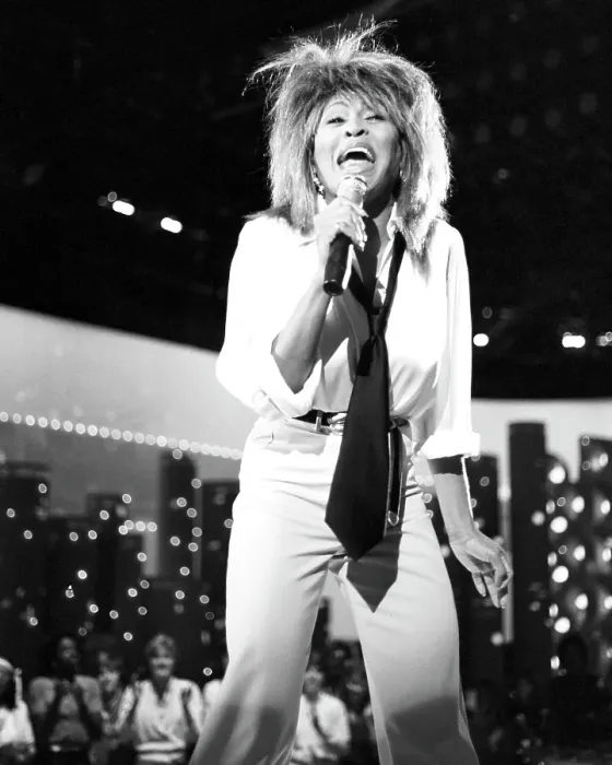 Framed Print : Tina Turner Performs On A TV Show Framed Print : Tina Turner Performs On A TV Show