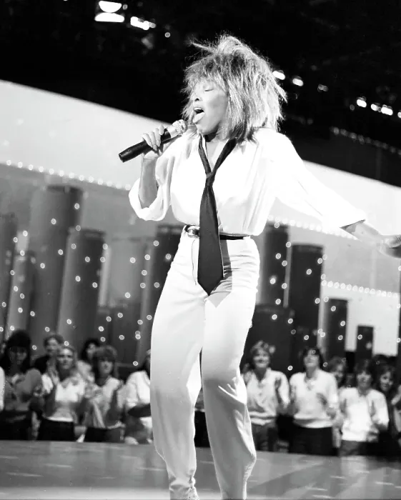 Framed Print : Tina Turner Performs On A TV Show Framed Print : Tina Turner Performs On A TV Show