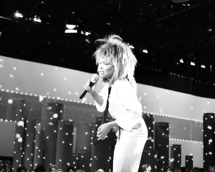 Framed Print : Tina Turner Performs On A TV Show Framed Print : Tina Turner Performs On A TV Show