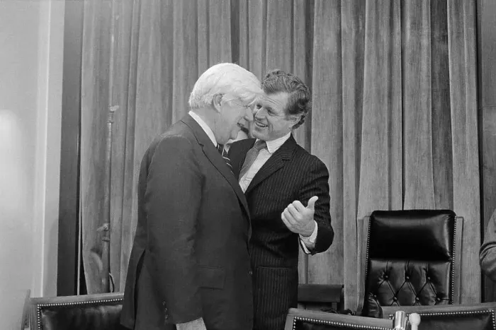 Framed Print : Tip O'Neill Laughing with Ted Kennedy Framed Print : Tip O'Neill Laughing with Ted Kennedy