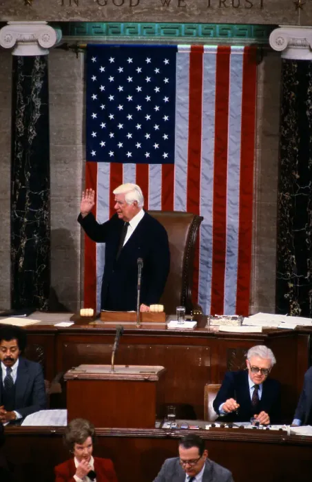 Framed Print : Tip O'Neill Being Sworn in as Speaker of the House Framed Print : Tip O'Neill Being Sworn in as Speaker of the House