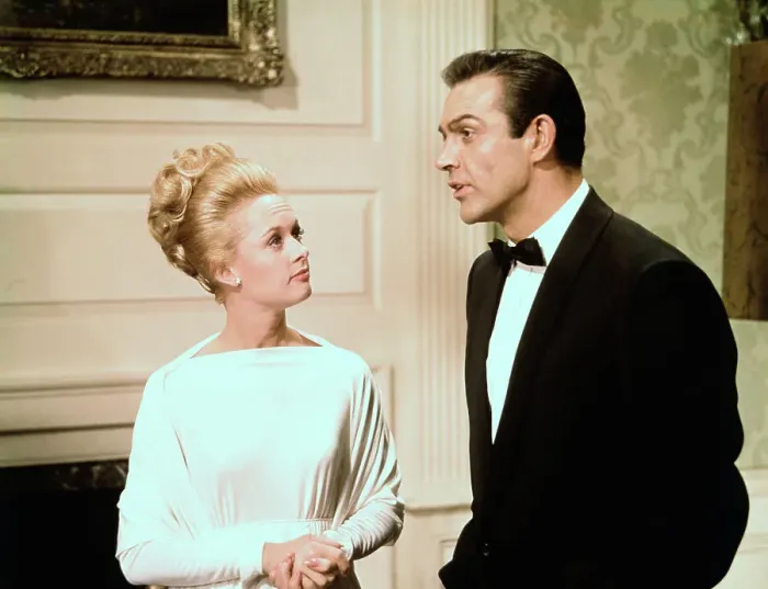 Framed Print : Tippi Hedren and Sean Connery Framed Print : Tippi Hedren and Sean Connery