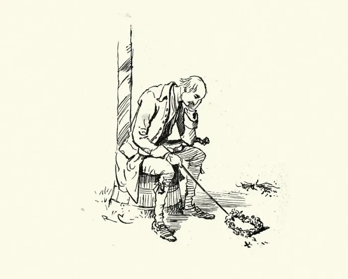 Framed Print : Tired fiddler alone at the end of the dance, Victorian 19th Century Framed Print : Tired fiddler alone at the end of the dance, Victorian 19th Century