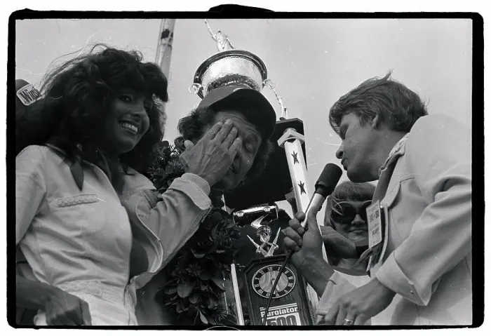 Framed Print : A Tired Richard Petty After Winning a Race Framed Print : A Tired Richard Petty After Winning a Race