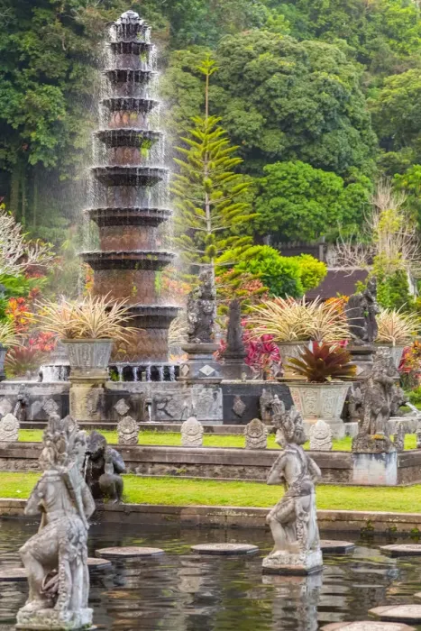 Framed Print : Tirta Gangga Fountain Framed Print : Tirta Gangga Fountain