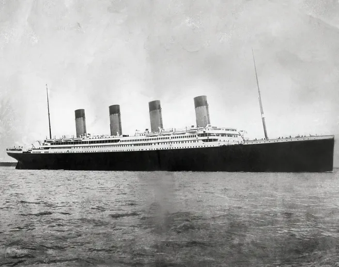 Framed Print : Titanic out at sea Framed Print : Titanic out at sea