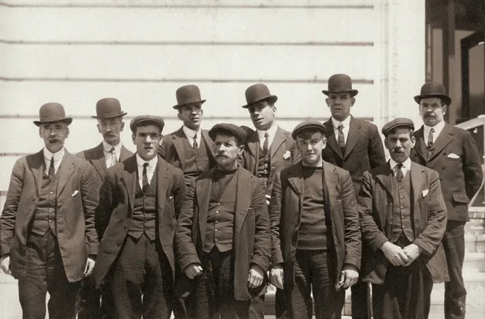 Framed Print : Titanic Crew Survivors Framed Print : Titanic Crew Survivors