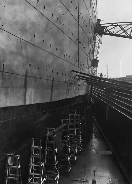 Titanic In Dry Dock