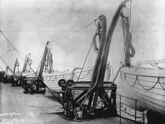 Framed Print : Titanic Lifeboats Framed Print : Titanic Lifeboats