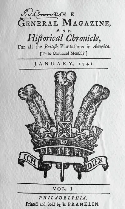 Framed Print : Title Page of Benjamin Franklin's Journal Framed Print : Title Page of Benjamin Franklin's Journal