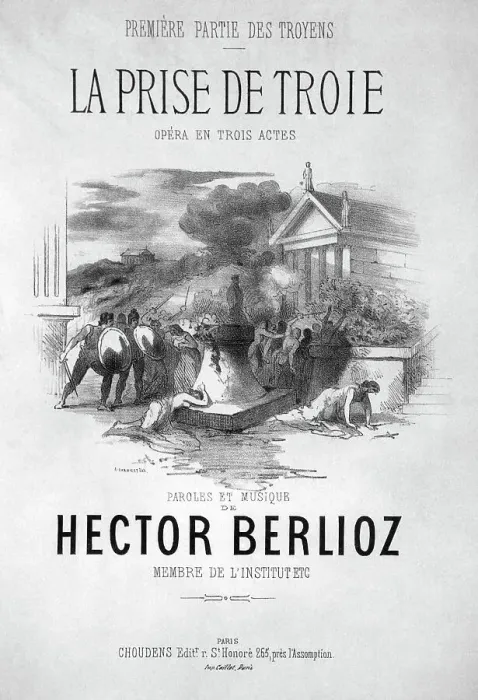 Framed Print : Title Page of Berlioz Opera Score Framed Print : Title Page of Berlioz Opera Score