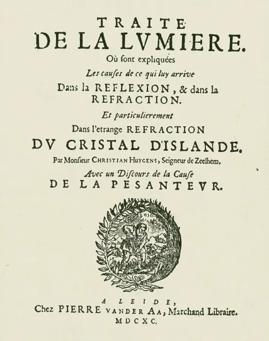 Framed Print : Title Page from Book by Christiaan Huygens Framed Print : Title Page from Book by Christiaan Huygens