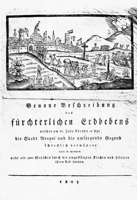 Framed Print : Title Page To Description Of Earthquake Framed Print : Title Page To Description Of Earthquake