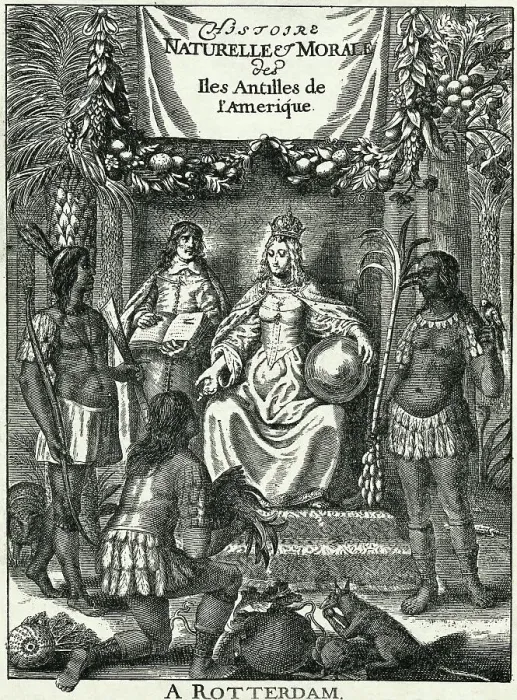 Framed Print : Title Page of Histoire Naturelle et Morale des Iles Antilles de l'Amerique Framed Print : Title Page of Histoire Naturelle et Morale des Iles Antilles de l'Amerique