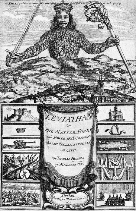 Framed Print : Title Page from Leviathan by Hobbes Framed Print : Title Page from Leviathan by Hobbes