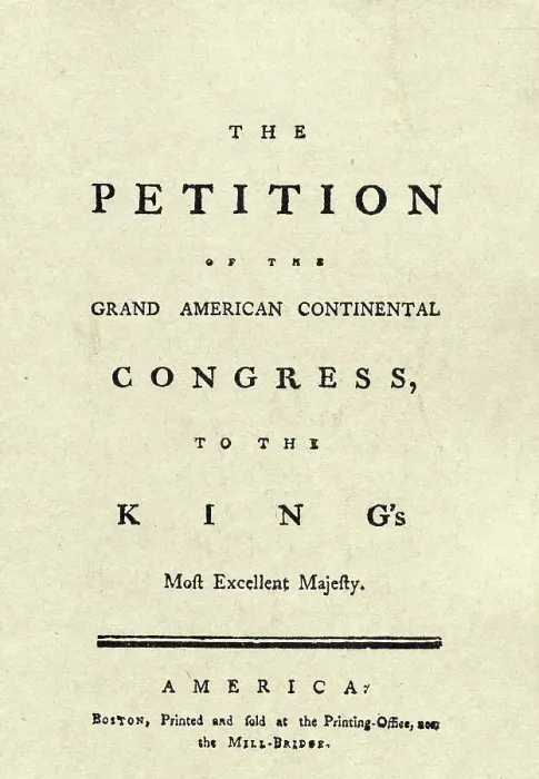 Framed Print : Title Page of Petition of Grievances of Colonies Framed Print : Title Page of Petition of Grievances of Colonies