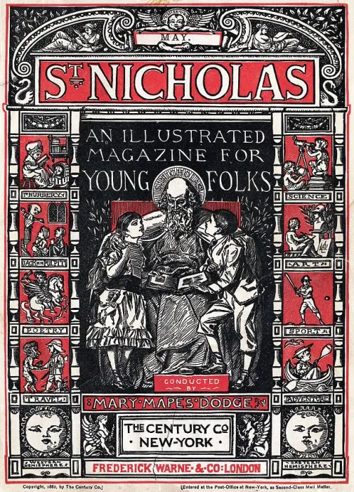 Framed Print : Title Page For The St Nicholas Magazine Framed Print : Title Page For The St Nicholas Magazine