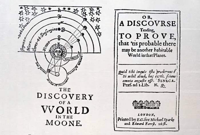 Framed Print : Title Page W / Woodcut Of Planets & Sun Framed Print : Title Page W / Woodcut Of Planets & Sun