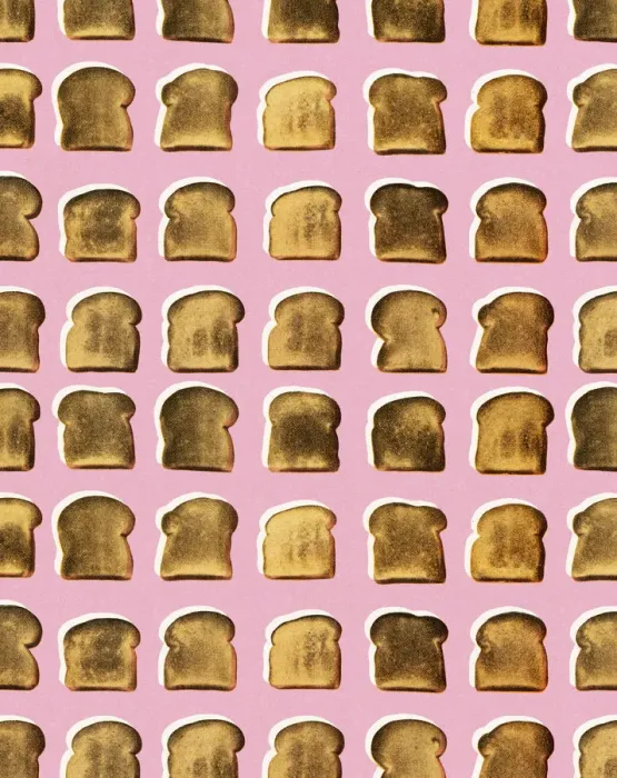 Framed Print : Toast Pattern Framed Print : Toast Pattern
