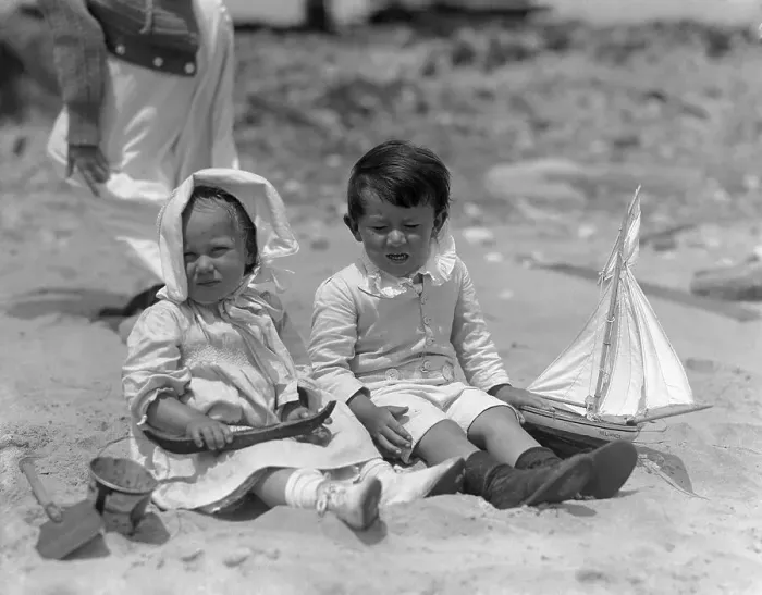 Framed Print : Toddlers (2-3 years) on beach. Narragansett, Rhode Island, USA. July 22, 1914 Framed Print : Toddlers (2-3 years) on beach. Narragansett, Rhode Island, USA. July 22, 1914