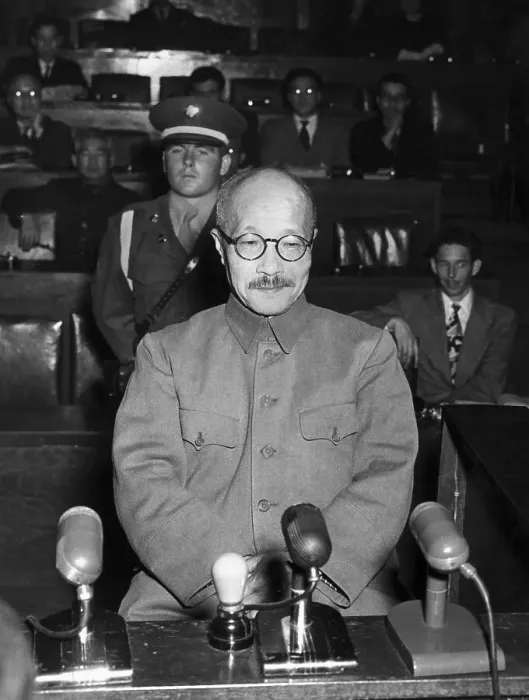 Framed Print : Tojo Testify At Int'L War Crimes Trib Framed Print : Tojo Testify At Int'L War Crimes Trib