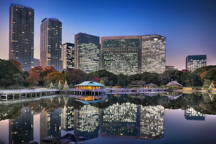 Framed Print : Tokyo Skyscrapers At Dusk Framed Print : Tokyo Skyscrapers At Dusk
