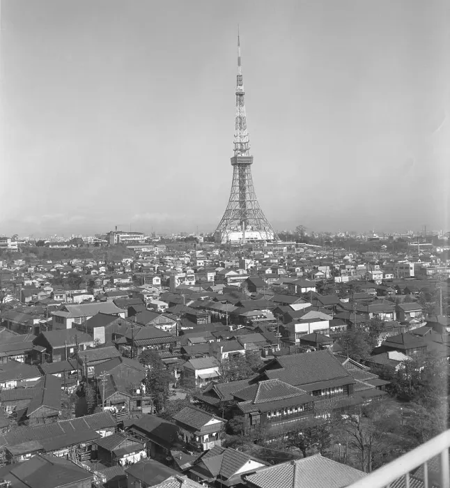 Framed Print : Tokyo Tower in Neighborhood Framed Print : Tokyo Tower in Neighborhood