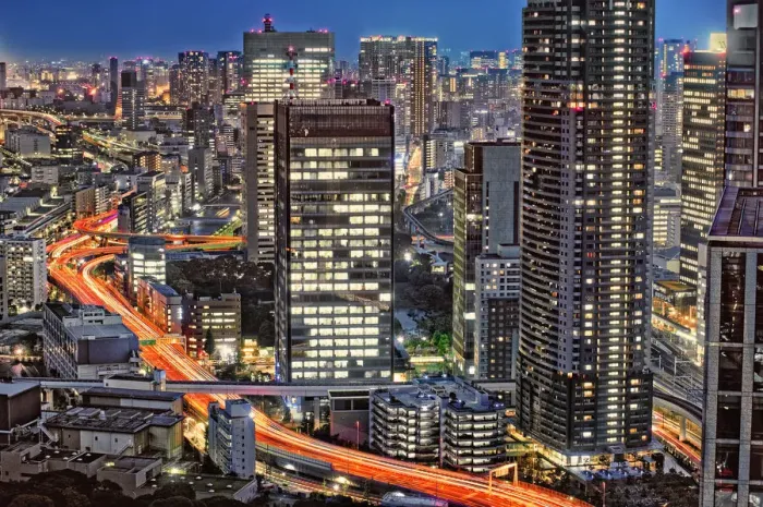 Framed Print : Tokyo urban flow Framed Print : Tokyo urban flow