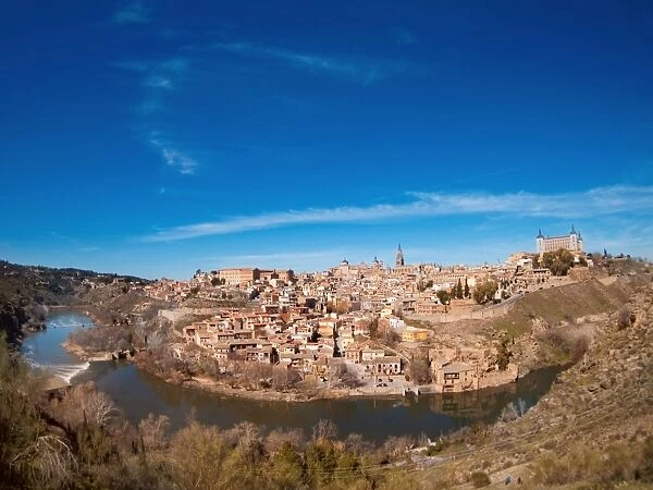 Toledo, River Tagus and landscape