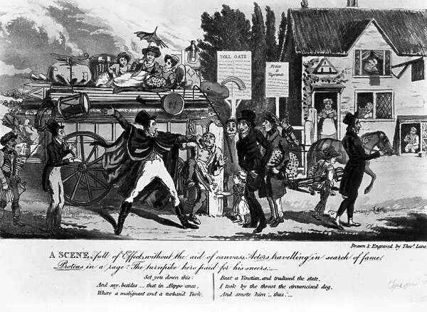 Toll Gate. 1824: A dispute at a toll gate