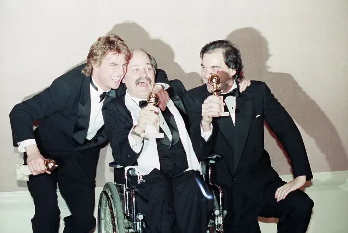 Framed Print : Tom Cruise, Ron Kovic and Oliver Stone Framed Print : Tom Cruise, Ron Kovic and Oliver Stone