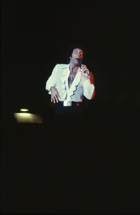 Framed Print : Tom Jones. LOS ANGELES - CIRCA 1975: Welsh singer Tom Jones performs live Framed Print : Tom Jones. LOS ANGELES - CIRCA 1975: Welsh singer Tom Jones performs live