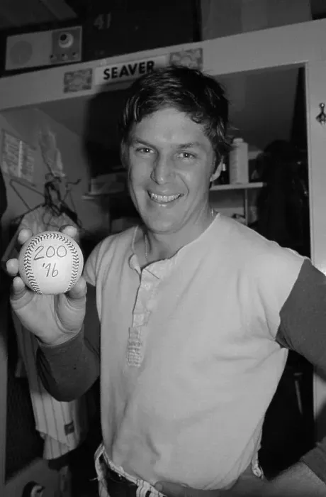 Framed Print : Tom Seaver Holding Baseball Framed Print : Tom Seaver Holding Baseball