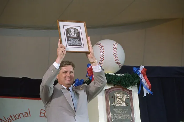 Framed Print : Tom Seaver Inducted Into the Baseball Hall of Fame Framed Print : Tom Seaver Inducted Into the Baseball Hall of Fame