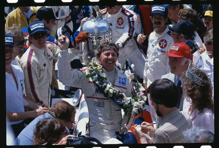 Framed Print : Tom Sneva Waving to Crowd Framed Print : Tom Sneva Waving to Crowd