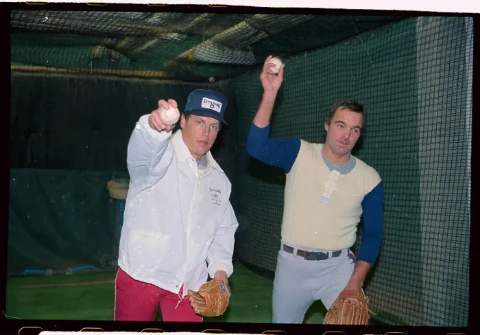 Framed Print : Tom Swan and Tom Seaver Exercising Together