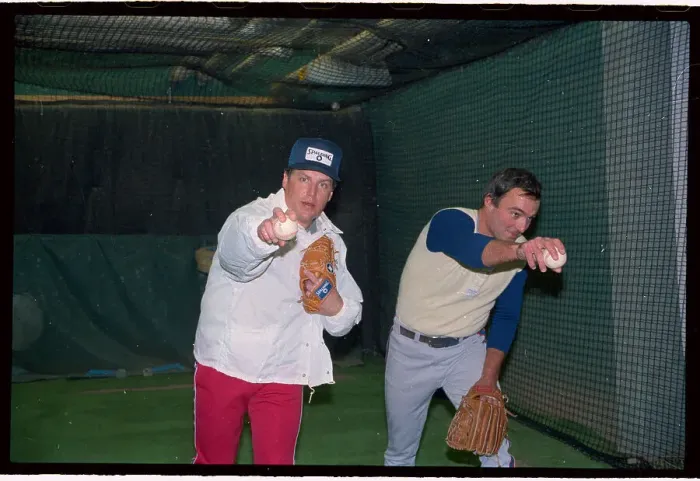 Framed Print : Tom Swan and Tom Seaver Exercising Together Framed Print : Tom Swan and Tom Seaver Exercising Together