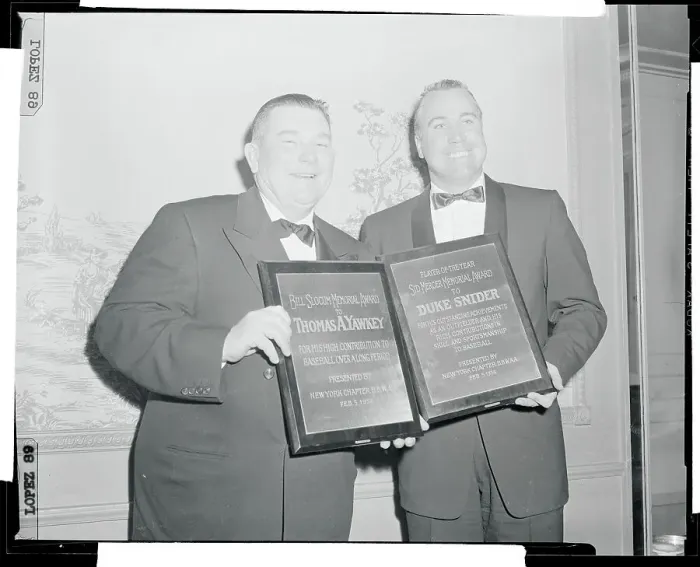 Framed Print : Tom Yawkey and Duke Snyder Framed Print : Tom Yawkey and Duke Snyder