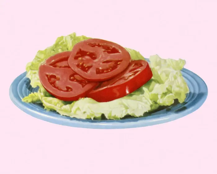 Framed Print : Tomatoes and Lettuce Framed Print : Tomatoes and Lettuce