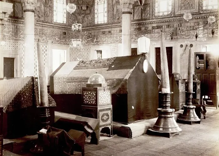 Framed Print : Tomb of Sultan Murad II, Murad b. Mehemmed, June 1404, 3 February 1451 was Sultan of the Ottoman Empire from 1421 to 1451, ca 1890, Turkey, Historic, digitally restored reproduction from a 19th century original Framed Print : Tomb of Sultan Murad II, Murad b. Mehemmed, June 1404, 3 February 1451 was Sultan of the Ottoman Empire from 1421 to 1451, ca 1890, Turkey, Historic, digitally restored reproduction from a 19th century original