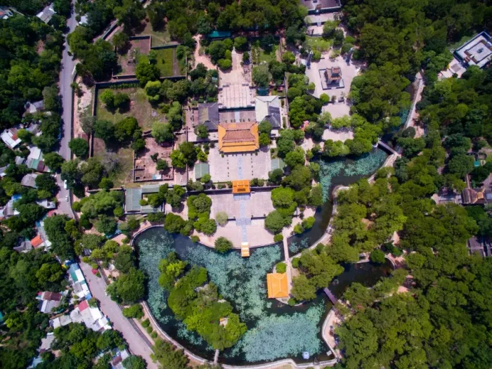 Framed Print : Tomb of Tu Duc emperor from above in Hue, Vietnam Framed Print : Tomb of Tu Duc emperor from above in Hue, Vietnam