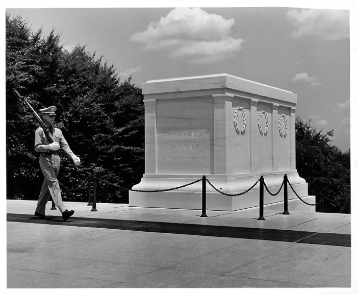 Framed Print : Tomb Of The Unknown Soldier In Washington, DC