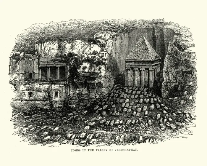 Framed Print : Tombs in the Valley of Josaphat Framed Print : Tombs in the Valley of Josaphat