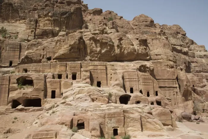 Framed Print : Tombs in the Wadi Musa area, dates 50 BC to 50 AD Framed Print : Tombs in the Wadi Musa area, dates 50 BC to 50 AD