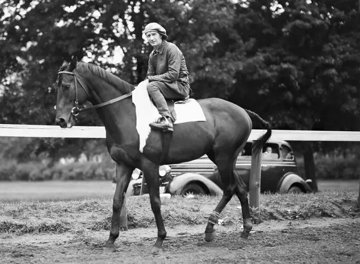 Framed Print : Tommy Davies Riding War Admiral on Track Framed Print : Tommy Davies Riding War Admiral on Track
