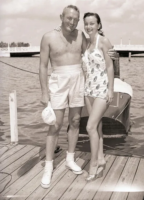 Framed Print : Tommy Dorsey and Jane New on Honeymoon Framed Print : Tommy Dorsey and Jane New on Honeymoon