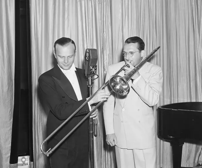Framed Print : Tommy Dorsey In Nbc Studio Jam Session Framed Print : Tommy Dorsey In Nbc Studio Jam Session